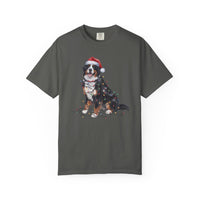 Load image into Gallery viewer, Bernese Mountain Dog Christmas Lights Shirt, Cozy Holiday Tee for Berner Lovers
