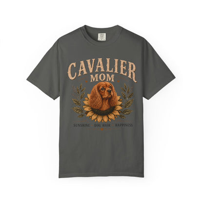 Ruby Cavalier Mom Sunflower Shirt