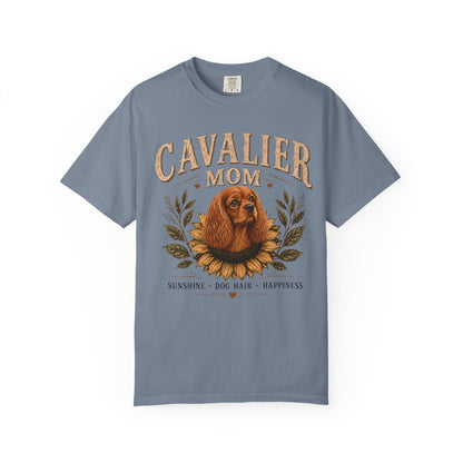 Ruby Cavalier Mom Sunflower Shirt