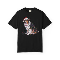 Load image into Gallery viewer, Christmas Collie Shirt, Christmas Lights Dog Shirt, Christmas Dog, Collie Mom Shirt, Gift for Dog Lover, Collie
