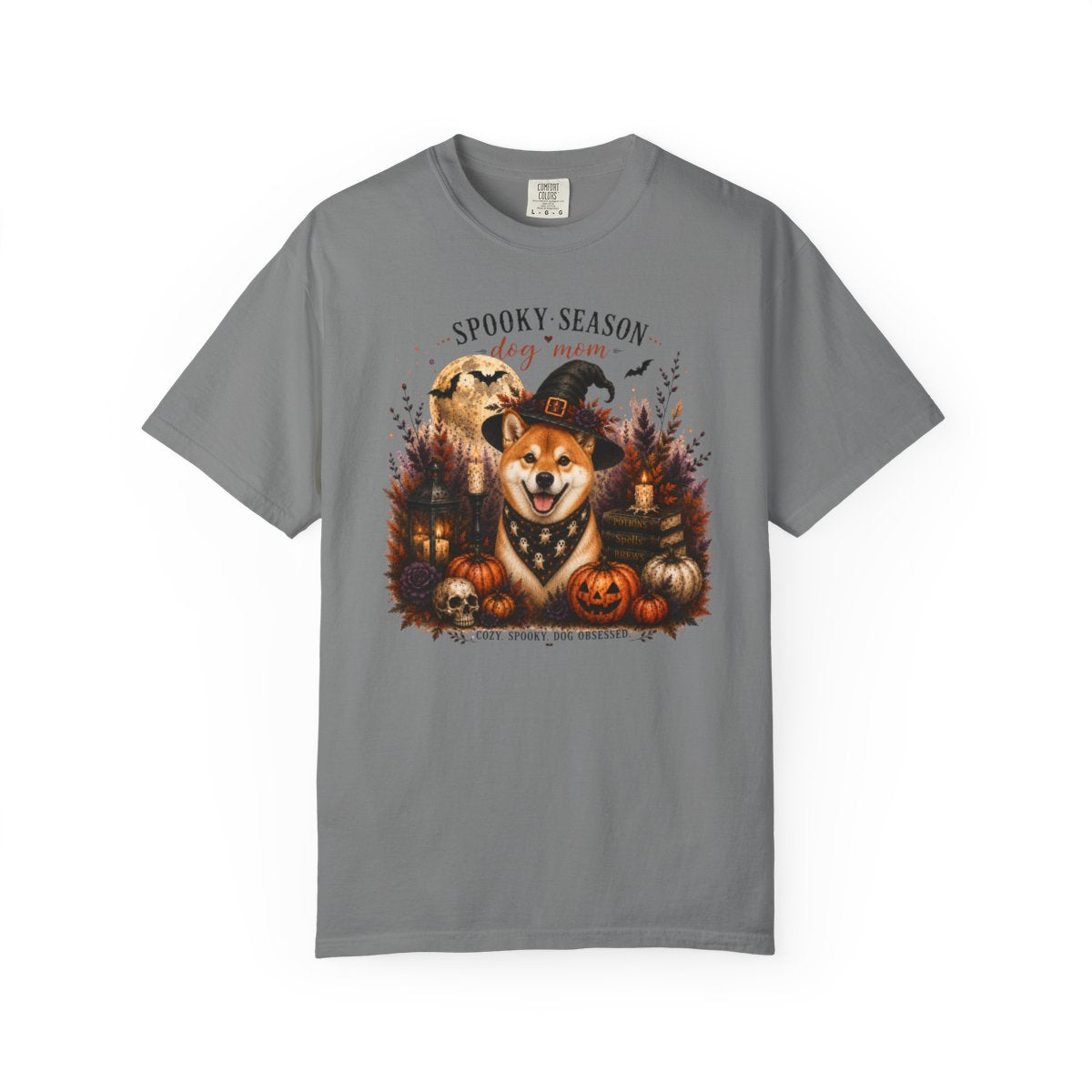 Red Shiba Inu Spooky Season Dog Mom Halloween Shirt