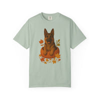 Load image into Gallery viewer, German Shepherd Pumpkin Fall T-Shirt, Cute Autumn Dog Lover Tee &amp; Thanksgiving Gift
