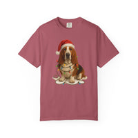 Load image into Gallery viewer, Basset Hound Christmas Lights Shirt, Festive Holiday Tee for Dog Moms &amp; Dads
