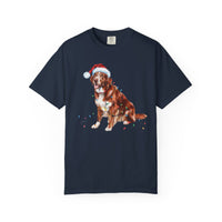 Load image into Gallery viewer, Christmas Nova Scotia Duck Tolling Retriever Shirt, Christmas Lights Dog Tee, Christmas Dog Tee, Retriever Mom Tshirt, Gift for Dog Lover
