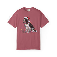 Load image into Gallery viewer, Christmas Springer Spaniel Shirt, Christmas Lights Dog Shirt, Christmas Dog, Springer Spaniel Mom, Gift for Dog Lover, Springer Spaniel
