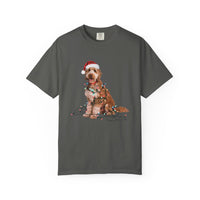 Load image into Gallery viewer, Christmas Goldendoodle Shirt, Christmas Lights Dog Tee, Christmas Dog Tee, Goldendoodle Mom Tshirt, Gift for Dog Lover, Goldendoodle

