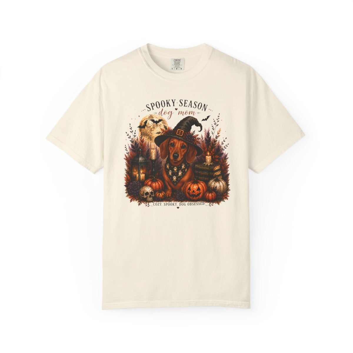 Red Dachshund Spooky Season Dog Mom Halloween Shirt