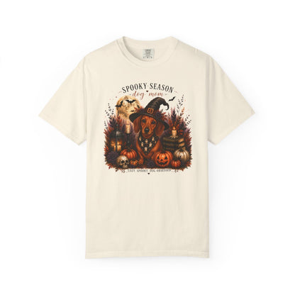 Red Dachshund Spooky Season Dog Mom Halloween Shirt