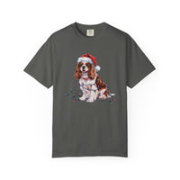 Load image into Gallery viewer, Christmas Cavalier King Charles Spaniel Shirt, Christmas Lights Dog Tee, Christmas Dog Tee, Cavalier Spaniel Mom Tshirt, Gift for Dog Lover
