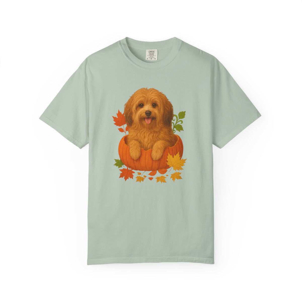 Havanese Pumpkin Shirt, Cute Fall Dog Lover Tee on Comfort Colors 1717