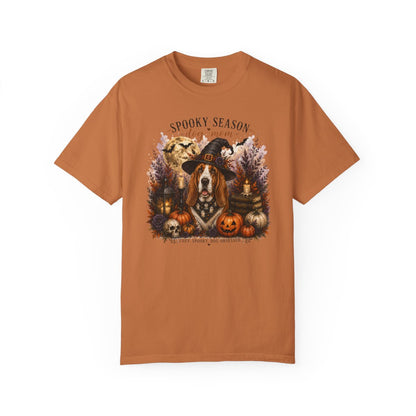 Basset Hound Spooky Season Dog Mom Halloween Shirt