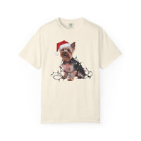 Load image into Gallery viewer, Yorkshire Terrier Christmas Lights Shirt, Festive Holiday Tee for Yorkie Fans
