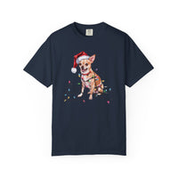Load image into Gallery viewer, Christmas Chihuahua Shirt, Christmas Dog Tee, Christmas Lights Dog Tee, Chihuahua Mom Tshirt, Gift for Dog Lover, Chihuahua
