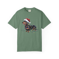 Load image into Gallery viewer, Christmas Dachshund Shirt, Christmas Lights Dog Tee, Christmas Dog Tee, Dachshund Mom Tshirt, Gift for Dog Lover, Dachshund
