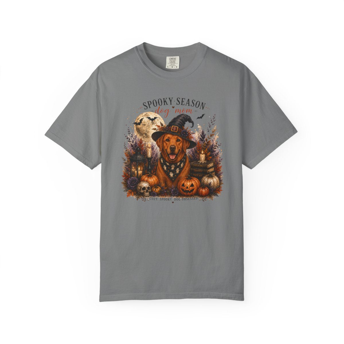 Fox Red Lab Spooky Season Dog Mom Halloween Shirt