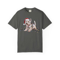 Load image into Gallery viewer, West Highland Terrier Christmas Lights Shirt, Festive Holiday Tee for Westie Lovers
