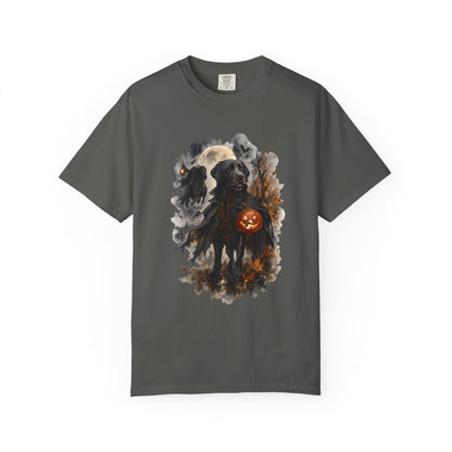 Black Lab Headless Horseman Inspired Halloween Comfort Colors Shirt