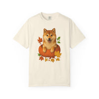 Load image into Gallery viewer, Red Shiba Inu Pumpkin Shirt, Cute Fall Dog Lover T-Shirt for Autumn Vibes
