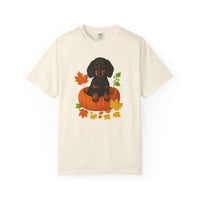 Load image into Gallery viewer, Dachshund in Pumpkin Fall Shirt, Cute Autumn Wiener Dog Tee for Dog Lovers
