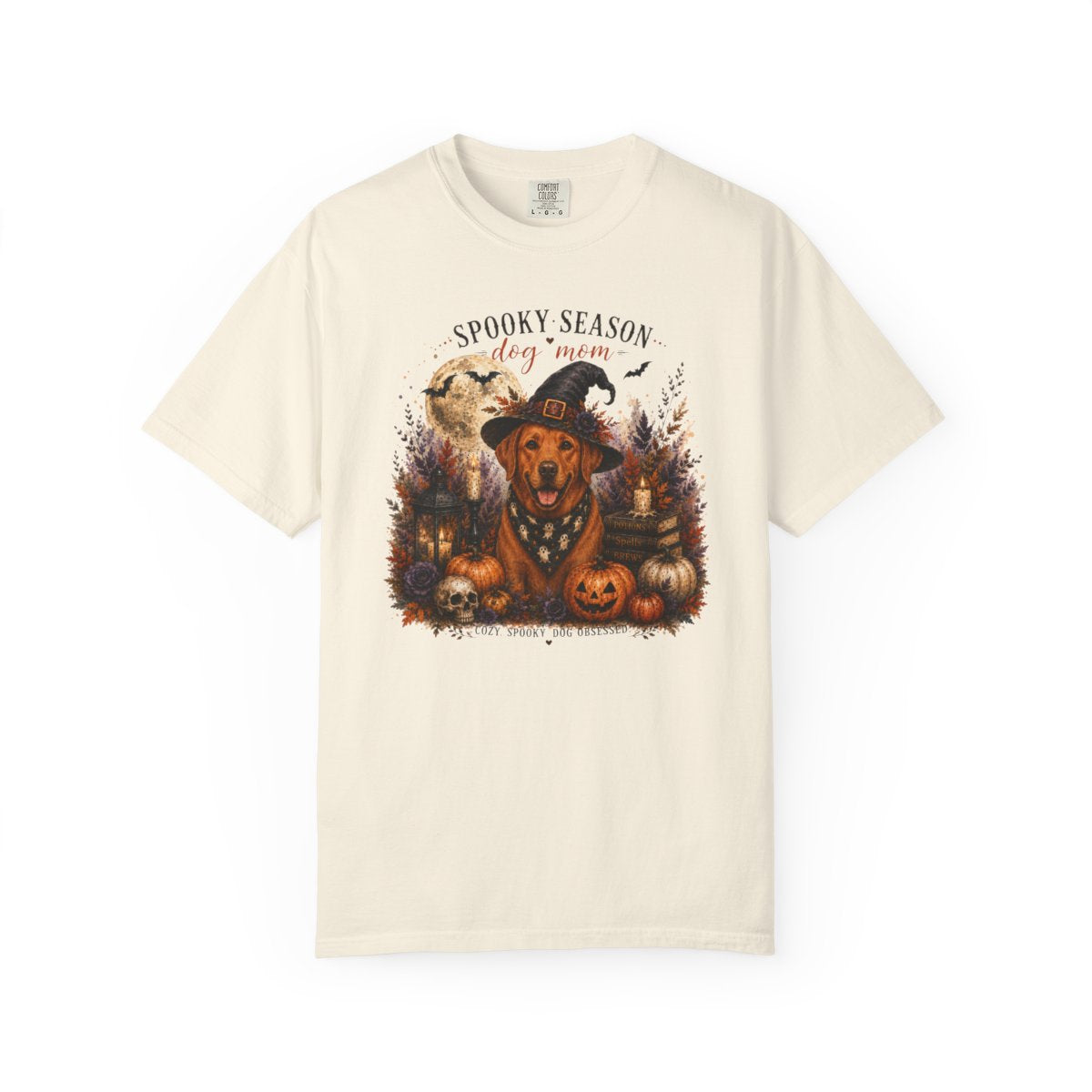 Fox Red Lab Spooky Season Dog Mom Halloween Shirt