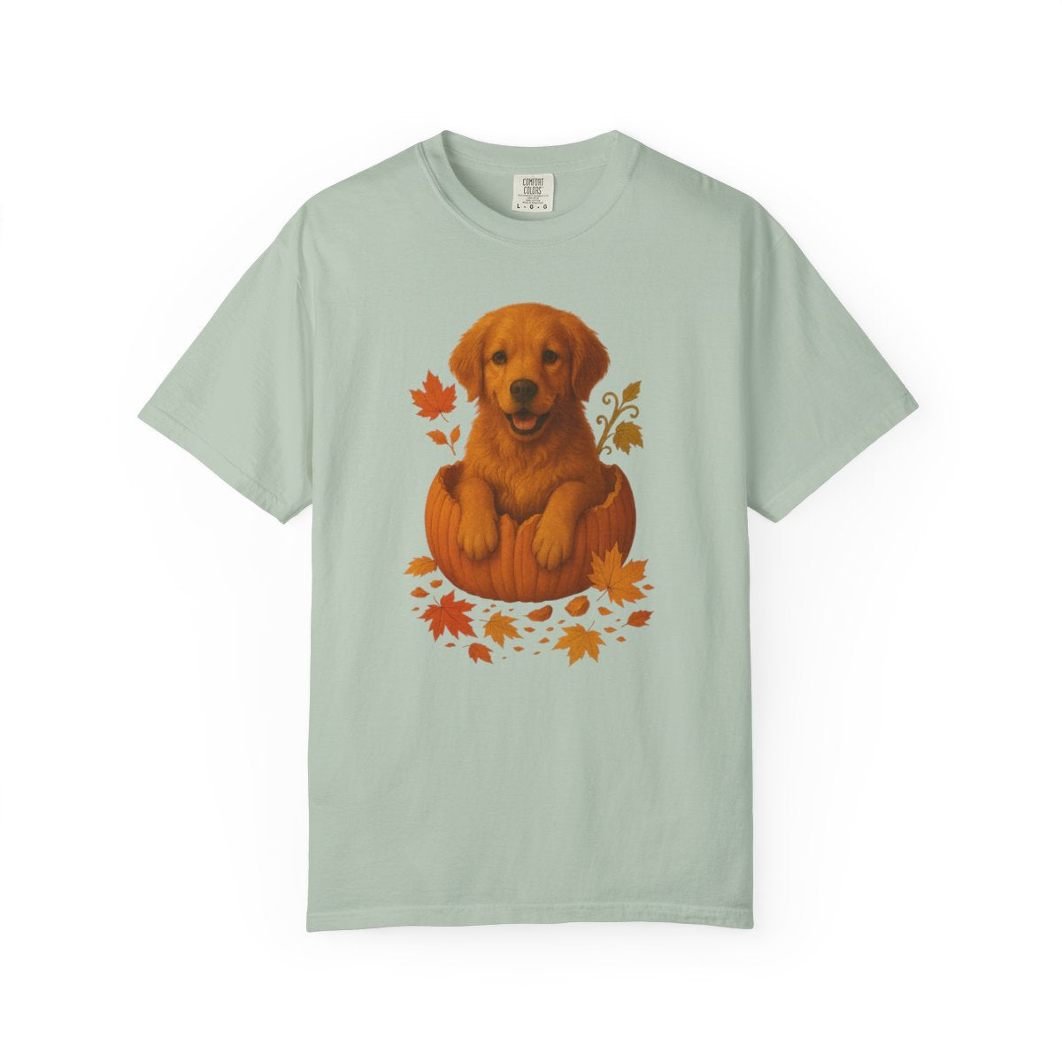 Golden Retriever Pumpkin Fall Shirt – Cute Autumn Dog Tee for Golden Lovers