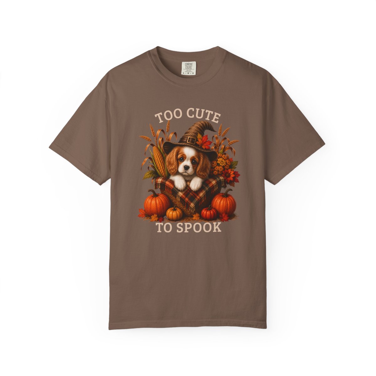 Blenheim Cavalier Halloween Shirt, Too Cute To Spook Fall Dog Lover Tee