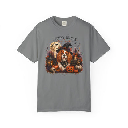 Blenheim Cavalier Spooky Season Dog Mom Halloween Shirt