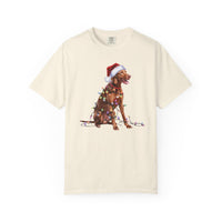 Load image into Gallery viewer, Vizsla Christmas Lights Shirt, Festive Holiday Tee for Bird Dog Lovers
