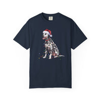 Load image into Gallery viewer, Dalmatian Christmas Lights Shirt, Festive Holiday Tee for Spotty Dog Lovers

