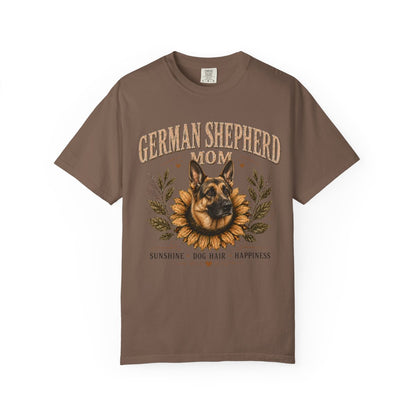 German Shepherd Mom Sunflower Shirt