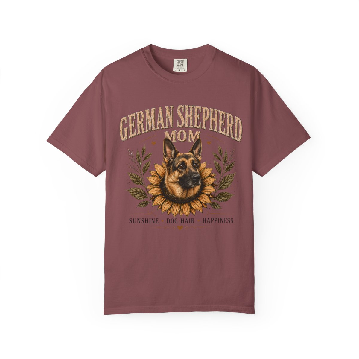 German Shepherd Mom Sunflower Shirt