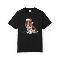 Load image into Gallery viewer, Christmas Cavalier King Charles Spaniel Shirt, Christmas Lights Dog Tee, Christmas Dog Tee, Cavalier Spaniel Mom Tshirt, Gift for Dog Lover
