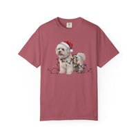 Load image into Gallery viewer, Bichon Frise Christmas Lights Shirt, Festive Holiday Tee for Fluffy Dog Lovers
