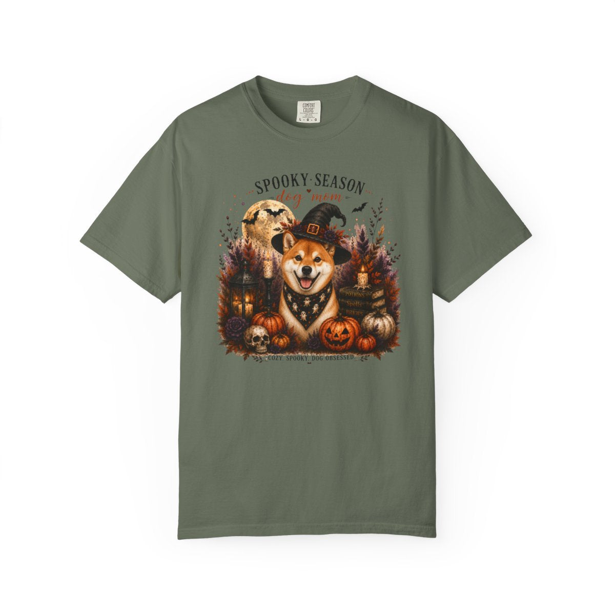 Red Shiba Inu Spooky Season Dog Mom Halloween Shirt