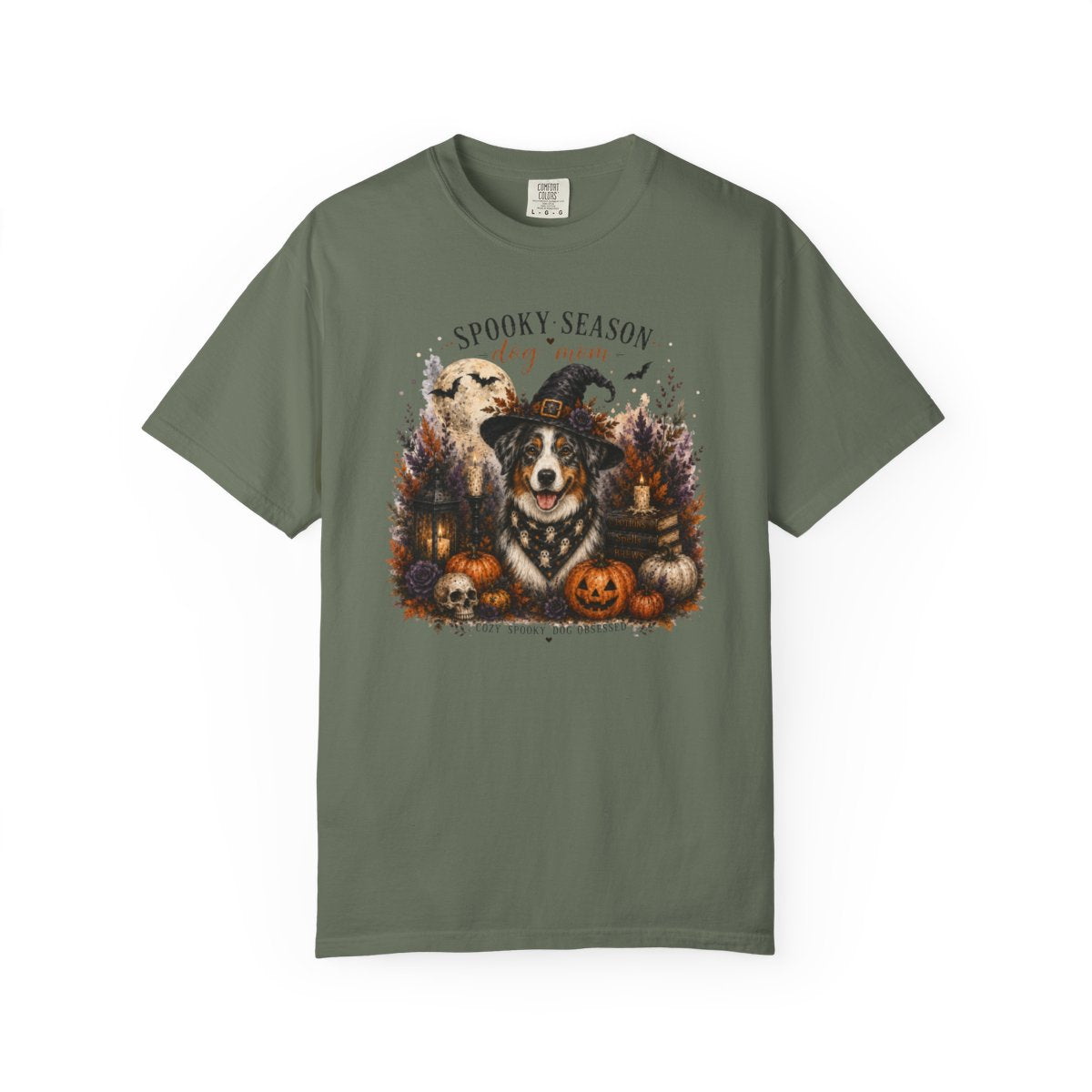 Australian Shepherd Spooky Season Dog Mom Halloween Shirt