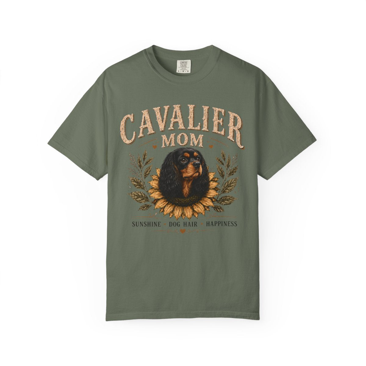 Black and Tan Cavalier Mom Shirt, Cavalier King Charles Spaniel Tee, Dog Lover Gift