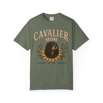 Black and Tan Cavalier Mom Shirt, Cavalier King Charles Spaniel Tee, Dog Lover Gift