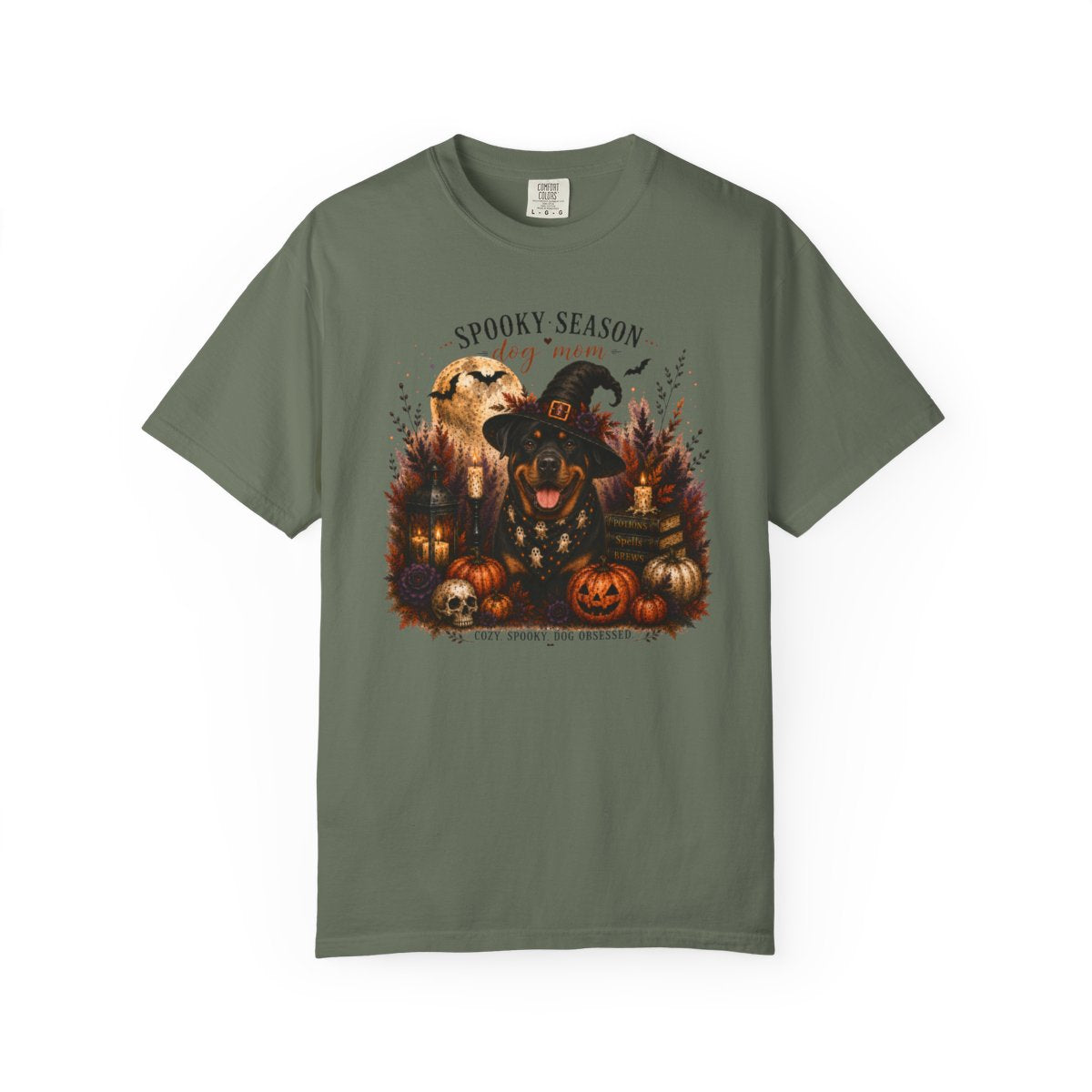 Rottweiler Spooky Season Dog Mom Halloween Shirt