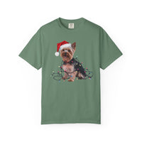 Load image into Gallery viewer, Yorkshire Terrier Christmas Lights Shirt, Festive Holiday Tee for Yorkie Fans
