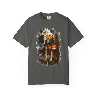 Yellow Lab Headless Horseman Inspired Halloween Comfort Colors Shirt