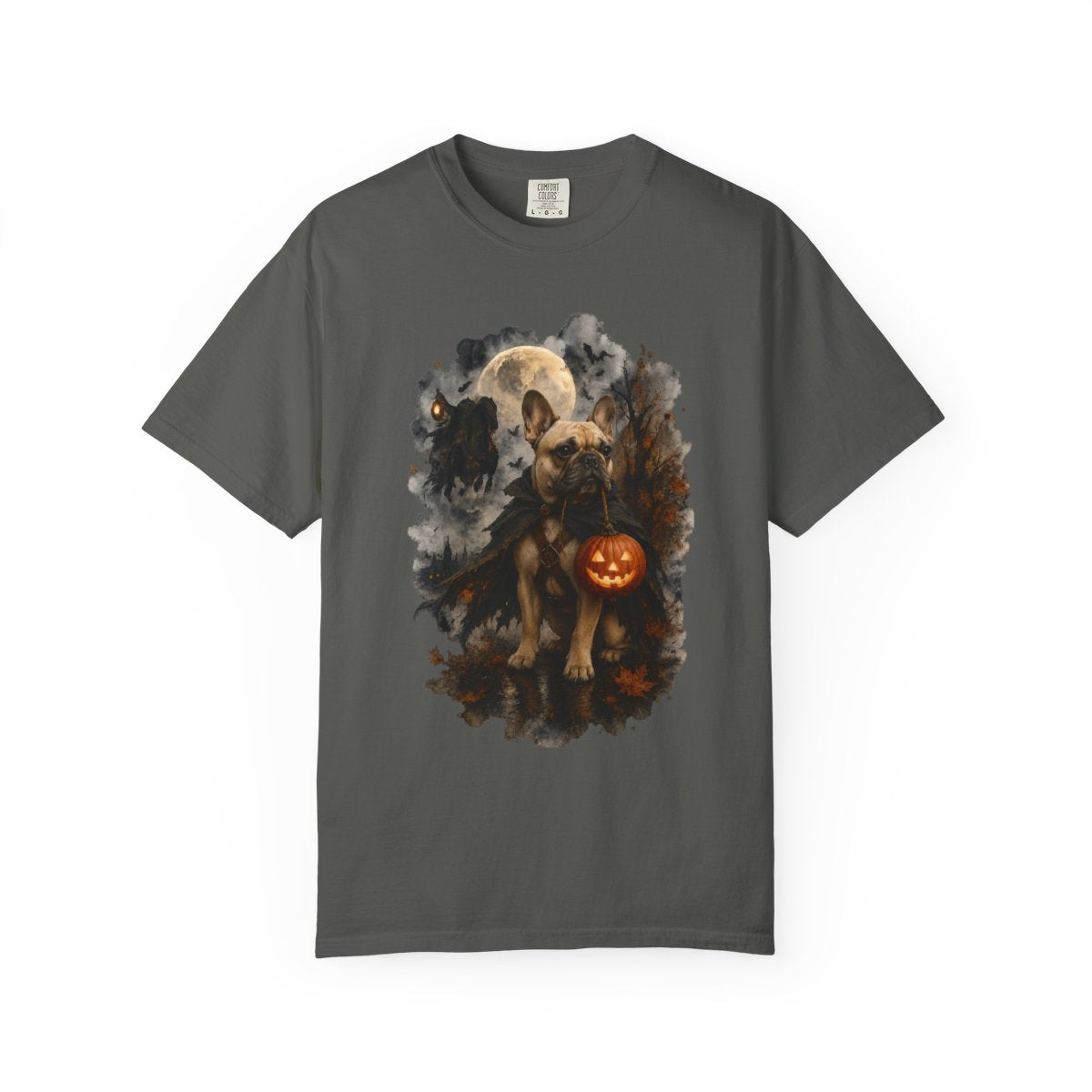 French Bulldog Headless Horseman Inspired Halloween Comfort Colors Shirt