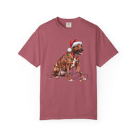 Load image into Gallery viewer, Rhodesian Ridgeback Christmas Lights Shirt, Festive Holiday Tee for Ridgeback Fans
