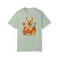 Load image into Gallery viewer, Westie Pumpkin Shirt, Cute Fall Dog Lover Tee Featuring West Highland White Terrier
