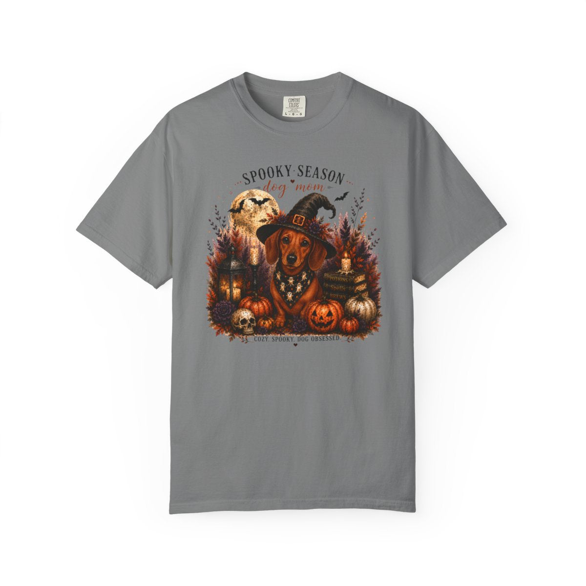 Red Dachshund Spooky Season Dog Mom Halloween Shirt