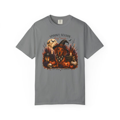 Red Dachshund Spooky Season Dog Mom Halloween Shirt