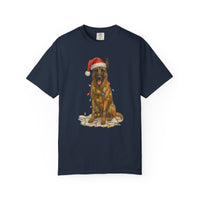 Load image into Gallery viewer, Belgian Malinois Christmas Lights Dog Shirt, Festive Holiday Tee for Malinois Fans
