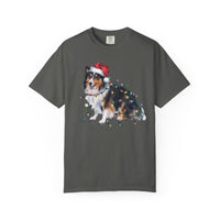 Load image into Gallery viewer, Shetland Sheepdog Christmas Lights Shirt, Festive Holiday Tee for Sheltie Lovers
