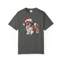 Load image into Gallery viewer, Christmas Shih Tzu Shirt, Christmas Lights Dog Tee, Christmas Dog Tee, Shih Tzu Mom Tshirt, Gift For Dog Lover, Shih Tzu
