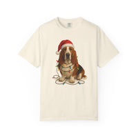 Load image into Gallery viewer, Basset Hound Christmas Lights Shirt, Festive Holiday Tee for Dog Moms &amp; Dads
