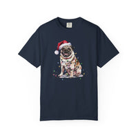 Load image into Gallery viewer, Christmas Pug Shirt, Christmas Dog Tee, Christmas Lights Dog Tee, Pug Mom Tshirt, Gift for Dog Lover, Pug
